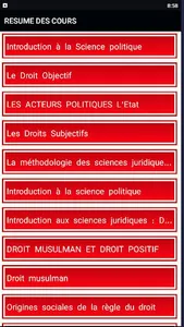 Cours de droit Résumé screenshot 1