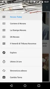 Novara notizie locali screenshot 0