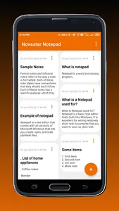 Novastar Notepad | Notepad App screenshot 0