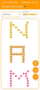 Text To Emoji Art Maker screenshot 2