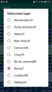 Clima con servicio OpenWeather screenshot 1