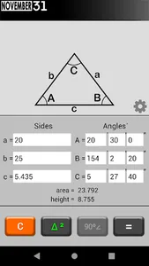 Triangle Calculator screenshot 3