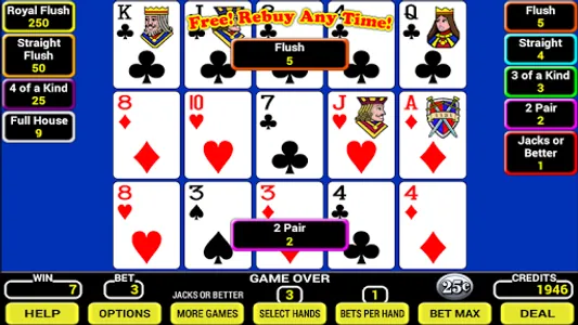 Triple Play Poker screenshot 0