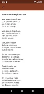 Novena al Espiritu Santo screenshot 1