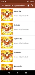 Novena al Espiritu Santo screenshot 2