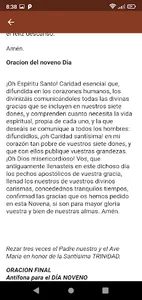 Novena al Espiritu Santo screenshot 3