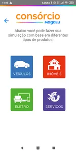 Consórcio Magalu screenshot 2