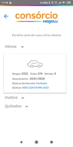 Consórcio Magalu screenshot 3