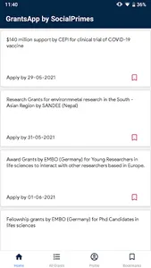 GrantsApp - Get Funds For NGOs screenshot 0