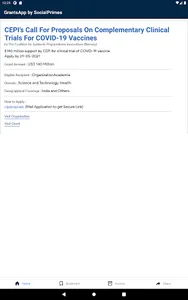 GrantsApp - Get Funds For NGOs screenshot 9