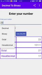 Decimal To Binary screenshot 3