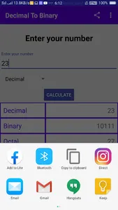 Decimal To Binary screenshot 5