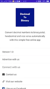 Decimal To Binary screenshot 6