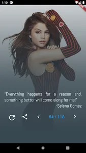 Selena Gomez Quotes and Lyrics screenshot 1