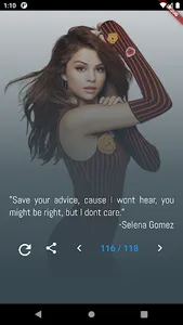 Selena Gomez Quotes and Lyrics screenshot 5