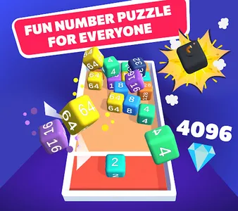 4096 3D - Number Puzzle Game screenshot 0