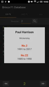 Brisca Stock Car Database screenshot 1