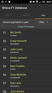 Brisca Stock Car Database screenshot 4