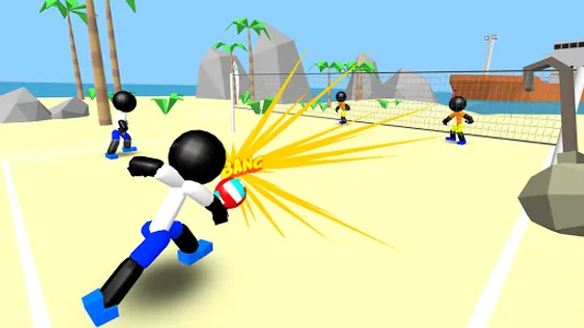 Stickman Beach Volleyball screenshot 1