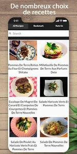 Les recettes de pommes de terr screenshot 0