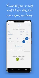Sugarbook - Diabetes day book screenshot 3