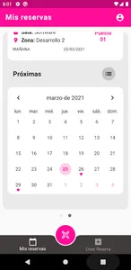 Reserva tu espacio screenshot 4