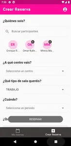 Reserva tu espacio screenshot 5