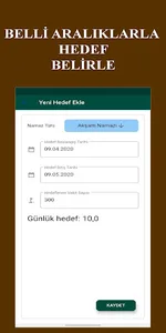 Hedefli Kaza Namazı Takibi screenshot 0