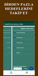 Hedefli Kaza Namazı Takibi screenshot 3