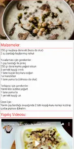 Yemek Tarifleri by S.A.D screenshot 1
