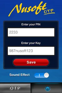 NUSOFT OTP screenshot 1