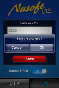 NUSOFT OTP screenshot 2