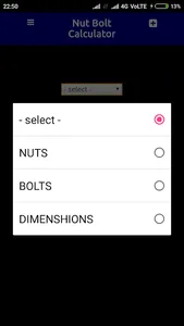 Nut Bolt Calculator screenshot 3
