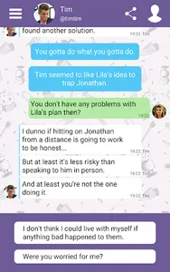 Hey Love Tim: High School Chat screenshot 15