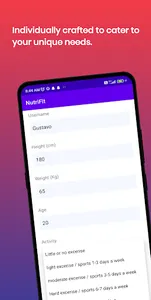 NutriFit screenshot 1