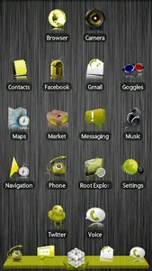 Yellow ADW Theme screenshot 0