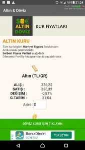 Altın & Döviz Kuru screenshot 1