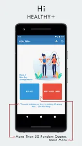 Healthy+: Age, BMI Calculator screenshot 5