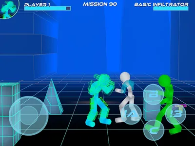 Stickman Neon Street Fighting screenshot 10