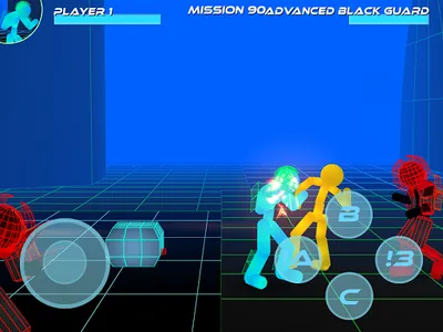 Stickman Neon Street Fighting screenshot 11