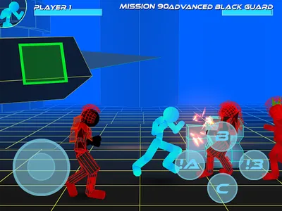 Stickman Neon Street Fighting screenshot 13