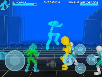 Stickman Neon Street Fighting screenshot 15