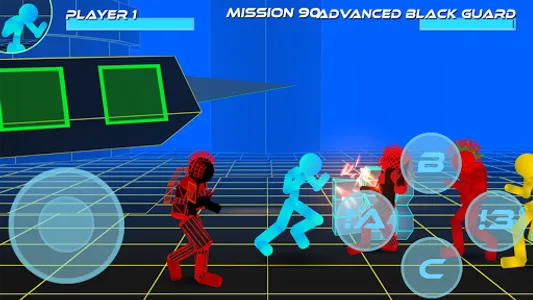 Stickman Neon Street Fighting screenshot 3