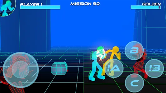 Stickman Neon Street Fighting screenshot 4