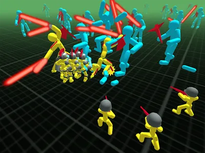 Stickman Simulator Neon Battle screenshot 12