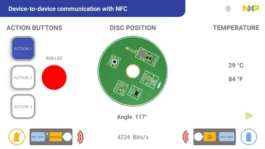 NFC Device to device communica screenshot 0
