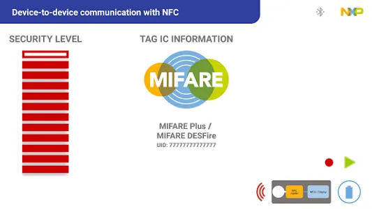 NFC Device to device communica screenshot 1