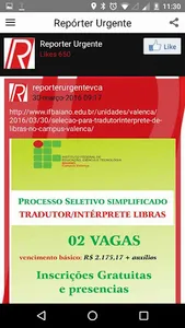 Repórter Urgente screenshot 3