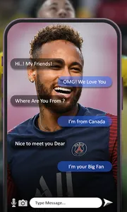 Neymar Video Call Chat Prank screenshot 2