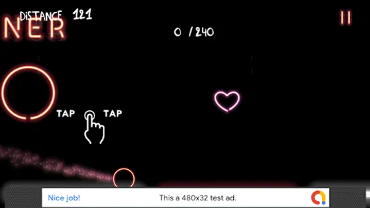 Neon Crazy Rolling Ball screenshot 2